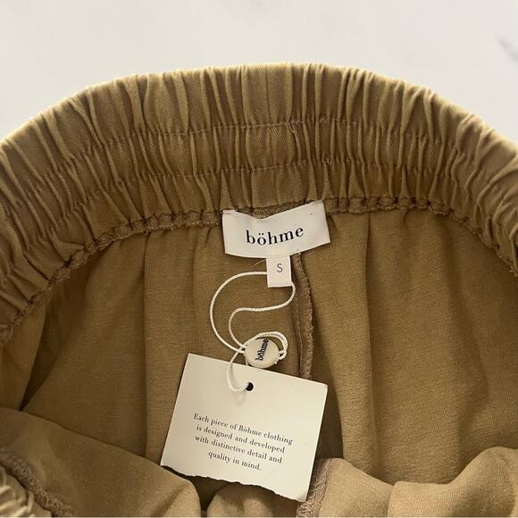Bohme Brenna mini Skort khaki Sz Small resort wear outdoor hiking boho festival - Picture 3 of 9